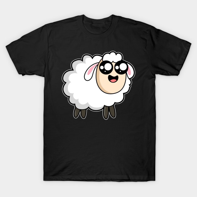 Cute Baby Sheep T-Shirt by Imutobi